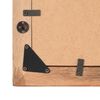 vidaXL Bilderrahmen 2 Stk. 50x60 cm Massives Altholz und Glas