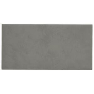 vidaXL Wandkopfteilen 12 pcs Hellgrau Samt