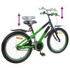 vidaXL Kinderfahrrad 18 Zoll f&uuml;r 5-7 Jahre alt Blau Schwarz