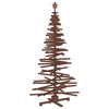 vidaXL Holz Weihnachtsbaum KOTKA 180 cm Massives Kiefernholz
