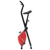 vidaXL Heimtrainer X-Bike Gurtwiderstand Rot