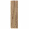 vidaXL Highboard Artisan-Eiche 35 x 37 x 142 cm Holzwerkstoff