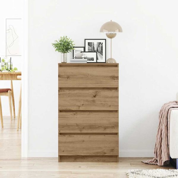 vidaXL Sideboard Artisan-Eiche 60x35x98,5 cm Holzwerkstoff