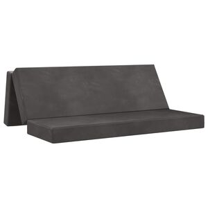 vidaXL Klappsofa Bett 180 x 67 x 45 cm Dunkelgrau