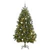 vidaXL K&uuml;nstlicher Weihnachtsbaum Klappbar 300 LEDs & Kugeln 270 cm