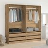 vidaXL Kleiderschrank Artisan-Eiche 100x50x200 cm Holzwerkstoff