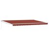 vidaXL Ausziehbare Markise Orange und Braun 500 x 300 x 165 cm