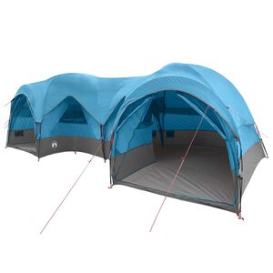 vidaXL Familienzelt mit Regenschutz wasserdicht 5 Personen Blau