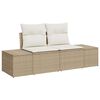 vidaXL Sofa Set mit Kissen 7 pcs Poly-Rattan