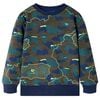 Kinder-Sweatshirt Dunkles Khaki Melange 104