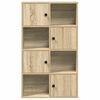 vidaXL B&uuml;cherregal Sonoma-Eiche 60x24x101,5 cm Holzwerkstoff