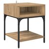 vidaXL Nachttisch Artisan-Eiche 40 x 40 x 50 cm Holzwerkstoff