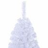 vidaXL K&uuml;nstlicher Weihnachtsbaum Wei&szlig; 180 cm PVC und Stahl