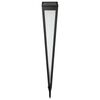 HI LED-Solar-Gartenleuchte 75 cm Schwarz