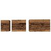 vidaXL Couchtisch 3 pcs Altholz Holzwerkstoff