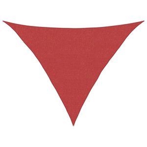 vidaXL Sonnensegel 160 g/m&sup2; Rot 2,5x2,5x3,5 m HDPE