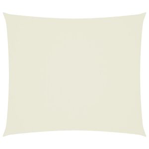 vidaXL Sonnensegel Oxford-Gewebe Rechteckig 2,5x3 m Creme