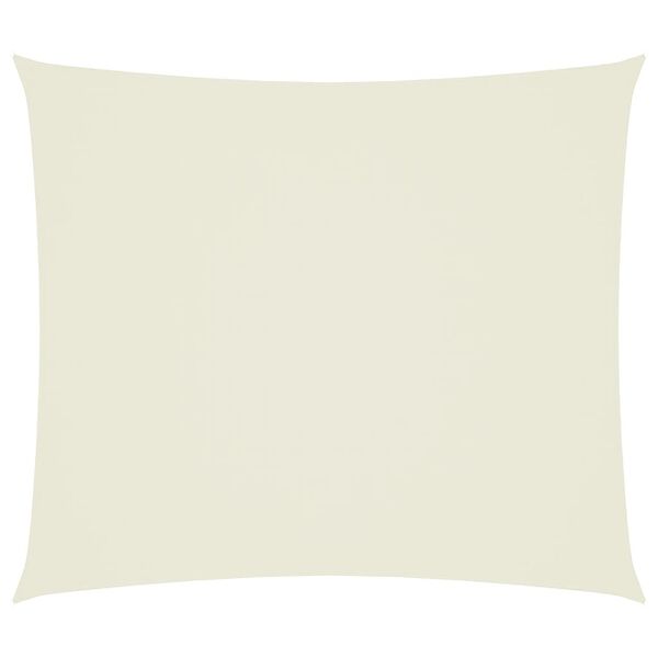 vidaXL Sonnensegel Oxford-Gewebe Rechteckig 2,5x3 m Creme