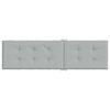 vidaXL Liegestuhl-Auflage Melange Hellgrau (75+105) x 50 x 4 cm Stoff