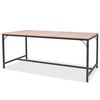 vidaXL Esstisch Eschenholz 180x90x76 cm