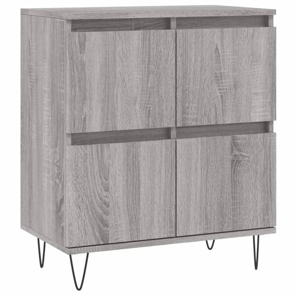 vidaXL Sideboard Grau Sonoma 60x35x70 cm Holzwerkstoff