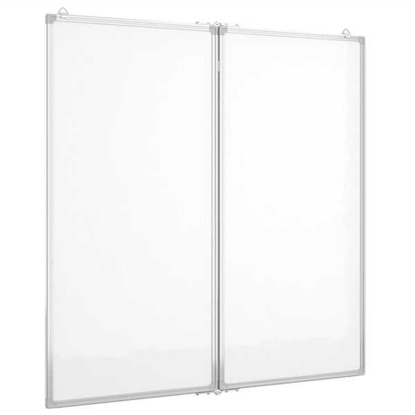 vidaXL Magnetisches Whiteboard Klappbar 100x100x1,7 cm Aluminium