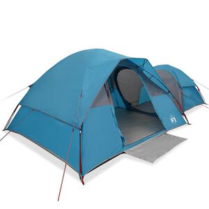 vidaXL Campingzelt 5 Personen Blau Wasserdicht