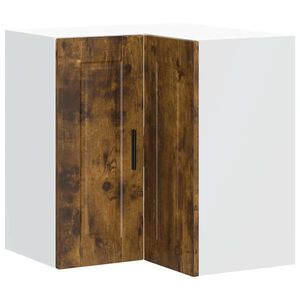 vidaXL K&uuml;chen-Eckh&auml;ngeschrank Porto R&auml;uchereiche Holzwerkstoff