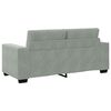 vidaXL Zweisitzer-Sofa Hellgrau 180x77x82 cm Samt