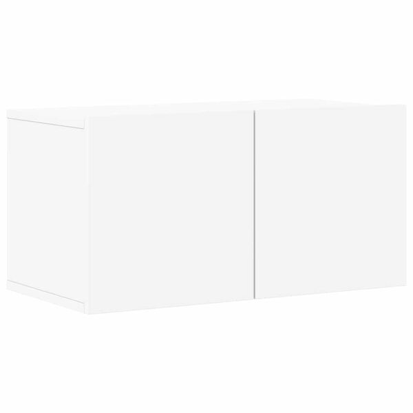 vidaXL 8-tlg. TV-Schrank-Set Wei&szlig; Holzwerkstoff