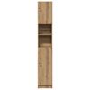 vidaXL Badezimmerschrank Artisan Oak 32x25,5x190 cm Holzwerkstoff