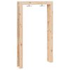 vidaXL Outdoor-Dusche Natur 137 x 23 x 226 cm Massives Kiefernholz