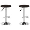 vidaXL Barhocker 2 Stk. Braun Kunstleder
