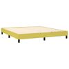 vidaXL Boxspringbett mit Matratze Gr&uuml;n 180x200 cm Stoff