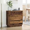 vidaXL Nachttisch Altholz 71 x 34,5 x 75 cm Holzwerkstoff