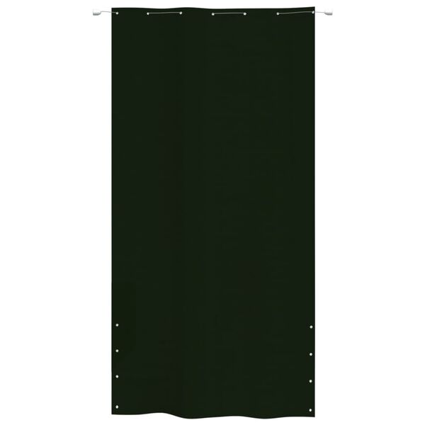 vidaXL Balkon-Sichtschutz Dunkelgrün 140x240 cm Oxford-Gewebe