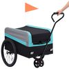 vidaXL 2-in-1 XXL Fahrradanh&auml;nger und Trolley Blau Grau und Schwarz