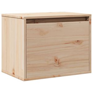 vidaXL Wandschrank 45x30x35 cm Massivholz Kiefer