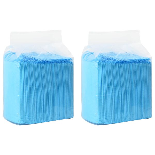 vidaXL Haustier Training Pad 100 pcs Blau und Weiß 120 x 80 cm