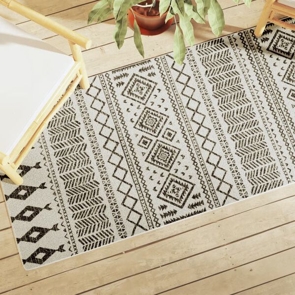 vidaXL Indoor & Outdoor Teppich Mehrfarbig 80x300 cm Rutschfest