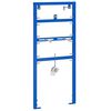 vidaXL Wandhalterung f&uuml;r Urinalsystem Blau 50 x 3 x 112 cm
