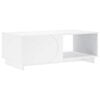 vidaXL Couchtisch Wei&szlig; 95 x 50,5 x 35 cm Holzwerkstoff