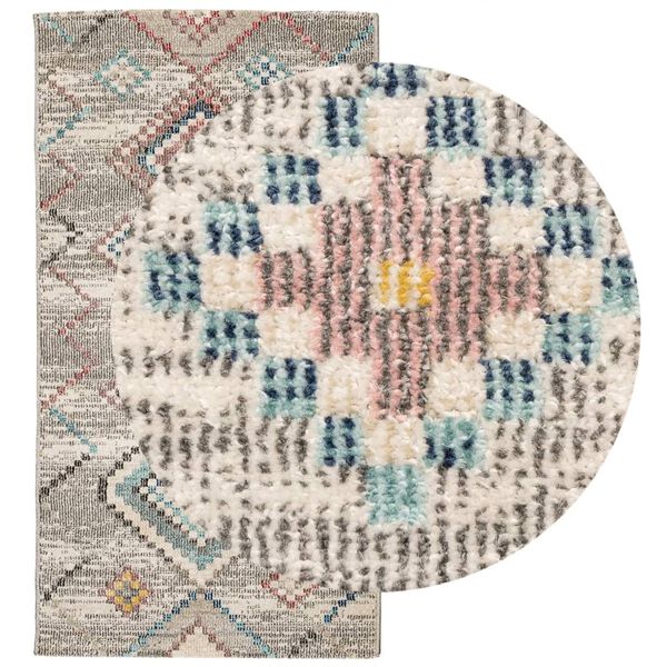 vidaXL Teppich ARBIZU Indoor und Outdoor Vintage-Design 80x150cm