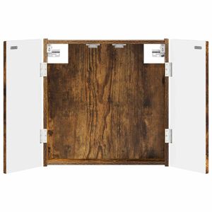 vidaXL Dartboard Schrank DELFT Raucheiche 52,5 x 10,5 x 53,5 cm