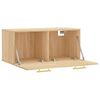 vidaXL Wandschrank Sonoma-Eiche 80x36,5x35 cm Holzwerkstoff