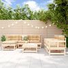 vidaXL 7-tlg. Garten-Lounge-Set Massivholz Kiefer