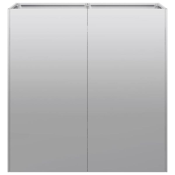 vidaXL Pflanzkübel 80x40x80 cm Verzinkter Stahl