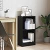 vidaXL B&uuml;cherregal Schwarz Eichen-Optik 40x24x76 cm Holzwerkstoff