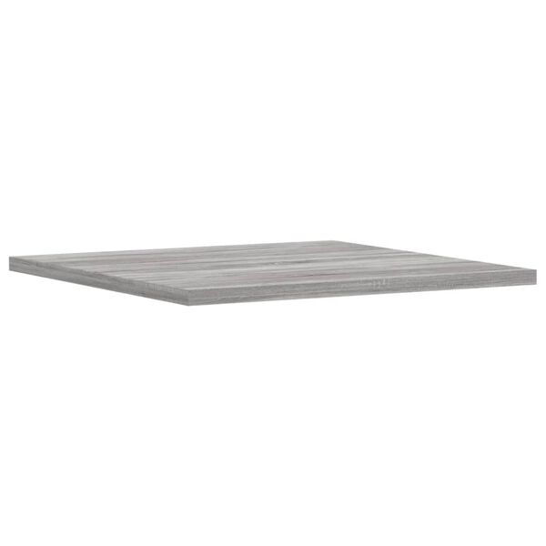 vidaXL Wandregale 4 Stk. Grau Sonoma 40x40x1,5 cm Holzwerkstoff