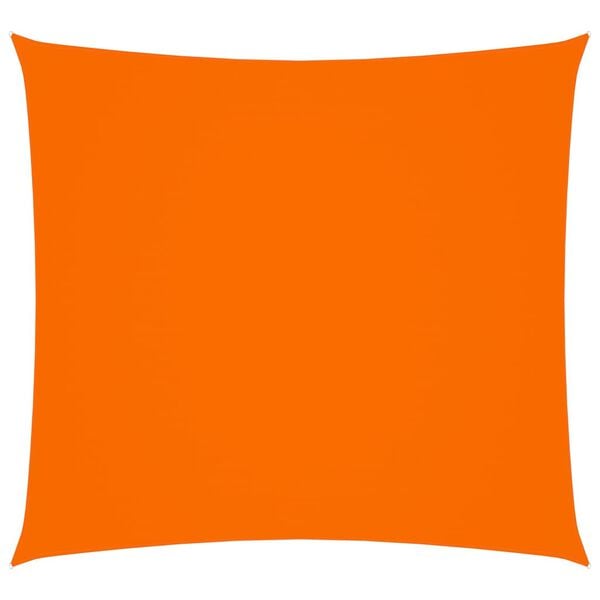 vidaXL Sonnensegel Oxford-Gewebe Quadratisch 4x4 m Orange
